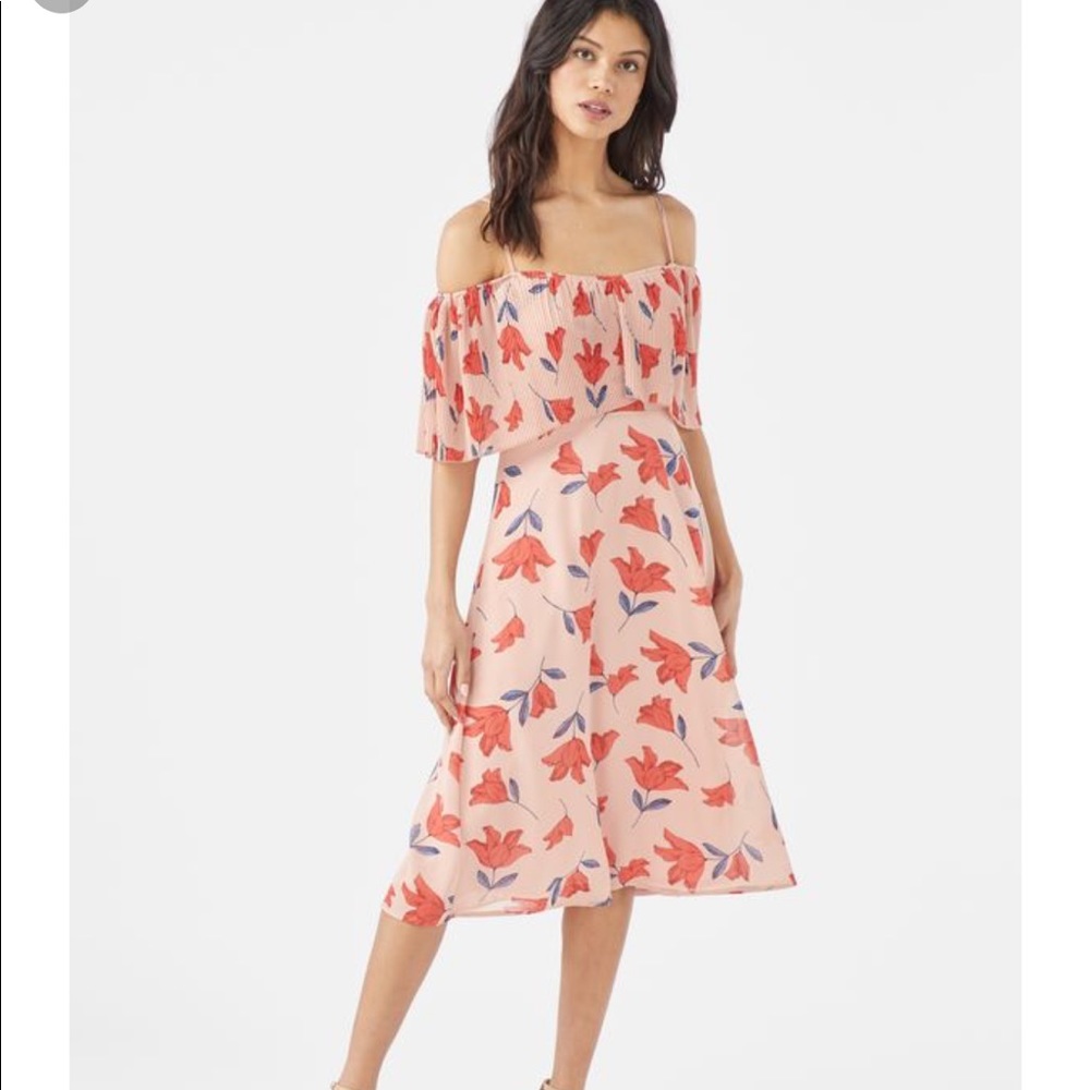 Justfab 3x off shoulder dress